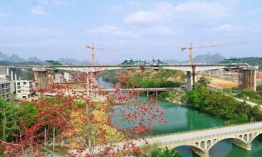 賀州至巴馬高速公路（都安至巴馬段）盤陽河2號大橋
